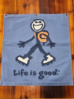Vintage Life is Good Canvas Wall Hanging
